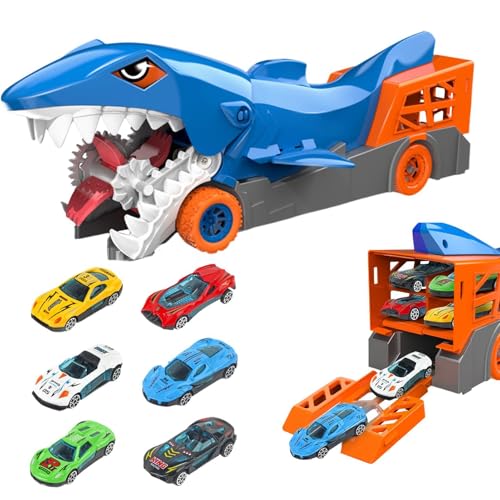 Hai-Auto-Lkw, Haifisch-Chomp-Transporter – Spielzeug für lustige tragbare Fahrzeuge, Transport von Transportwagen, Spielzeug für Schule, Zuhause, Mädchen von Whnbuij