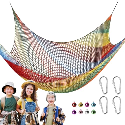 Kids Climbing Net Outdoor-Kletterseil, Kletternetz aus Sicherheitsnetz | Großes Kletternetz für Fitness-Training, Cargo-Netz für Spieleinsatz, starkes arnetz von Whnbuij