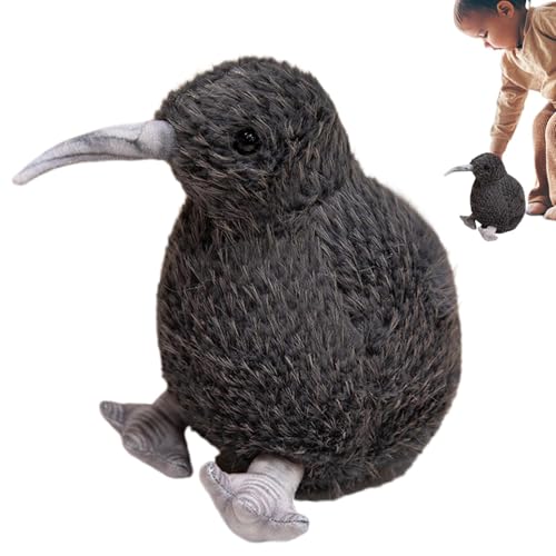 Kiwi Bird Plüschtier – Realistisches Plüschtier, weiches und kuscheliges Vogelspielzeug Kiwi | Kiwi Plüschtier, Kiwi Vogel-Plüschtier, einzigartiges Kiwi-Vogel-Plüschtier für die , Wildtierspielzeug von Whnbuij