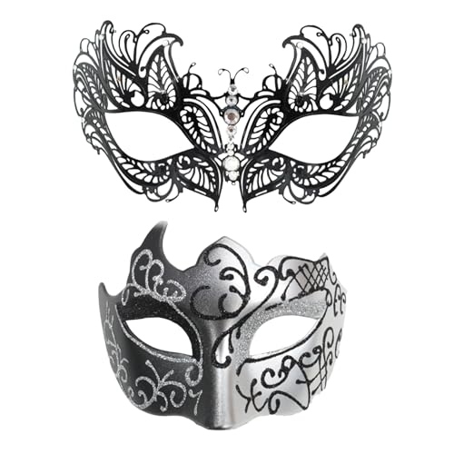 Lace Eye Masque - Stylish Face Accessoires, thematische Partnermasken, Karneval Masque | Glitzernde Maskerade -Masken -Set, Jubiläumskarneval -Maskierungskollektion, Accessoires für die Abendgala Lace Eye Masque - Stylish Face Accessoires, thematische Partnermasken, Karneval Masque | Glitzernde Maskerade -Masken -Set, Jubiläumskarneval -Maskierungskollektion, Accessoires für die Abendgala von Whnbuij