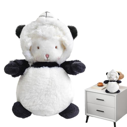 Lamm Plüschtier, Plüschtier Schaf - Plüschtier Baby Lamm 7,8 Zoll - Bequemes Lamm Spielzeug zum Schlafen, Plüsch, Schlafzimmerbegleiter, Deko von Whnbuij