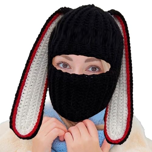 Langer Hasenohrenhut, Strickmütze mit Hasenohren, warme Winter-Halswärmer, Hasenhut, Strickmütze, bequeme und modische Strickmützen für Verabredungen Langer Hasenohrenhut, Strickmütze mit Hasenohren, warme Winter-Halswärmer, Hasenhut, Strickmütze, bequeme und modische Strickmützen für Verabredungen von Whnbuij