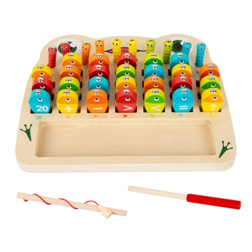 Magnetisches Angelspiel aus Holz, magnetisches Angelspiel für Feinmotorik, Lernspielzeug mit Feinmotorik, mit Zahlen für Kleinkinder von 3, 4 und 5 Jahren Magnetisches Angelspiel aus Holz, magnetisches Angelspiel für Feinmotorik, Lernspielzeug mit Feinmotorik, mit Zahlen für Kleinkinder von 3, 4 und 5 Jahren von Whnbuij