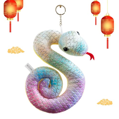 Maskottchen 'Jahr der Schlange 2025, Chinesisches Schlangenmaskottchen, Plüschtier mit Schlange Jahr zum Maskottchen der Schlange - Plüschspielzeug der glücklichen Schlange des neuen Jahres, gio von Whnbuij