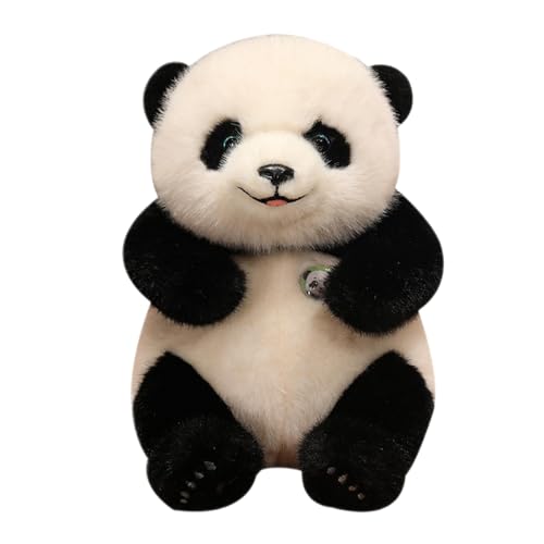Panda-Moffftier-Cartoon-Kissen, gefüllter Pandabär | Anordnung für weiche Tierpuppen, ästhetische Schlafzimmerdekoration für Kinder, und Mädchen schlafen von Whnbuij