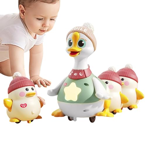 Quietschendes Enten-Spielzeug, Quietschspielzeug für Kinder, multifunktionales Tierspielzeug, Entenfamilien-Spielzeug, schwingendes kriechendes Spielzeug für ragaz Quietschendes Enten-Spielzeug, Quietschspielzeug für Kinder, multifunktionales Tierspielzeug, Entenfamilien-Spielzeug, schwingendes kriechendes Spielzeug für ragaz von Whnbuij