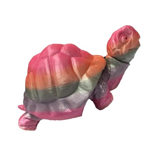 Schildkröten-Fidget-Spielzeug, bedruckt, Schildkröte, Fidget Mobile – sensorisches Erlebnis mit einer beweglichen Sammelfigur, einem Osterkorb und einer kreativen Kreation von Whnbuij