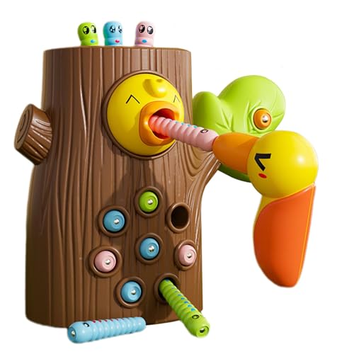 Specht Spielzeug - Magnetischer Specht -Wurmspielzeug, Feinmotorik Spielset | Feinmotorische Fähigkeiten Sensorisches Lernspielzeug, Specht -Fütterungsspiel, interessant für die Entwicklung von Feinmo Specht Spielzeug - Magnetischer Specht -Wurmspielzeug, Feinmotorik Spielset | Feinmotorische Fähigkeiten Sensorisches Lernspielzeug, Specht -Fütterungsspiel, interessant für die Entwicklung von Feinmo von Whnbuij