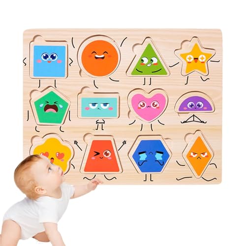 Tierpuzzle für Kinder, Holzpuzzle, Lernspielzeug für Vorschule, aus Holz, Cartoon-Design – Puzzlespielzeug, Puzzle für Jungen und Mädchen Tierpuzzle für Kinder, Holzpuzzle, Lernspielzeug für Vorschule, aus Holz, Cartoon-Design – Puzzlespielzeug, Puzzle für Jungen und Mädchen von Whnbuij