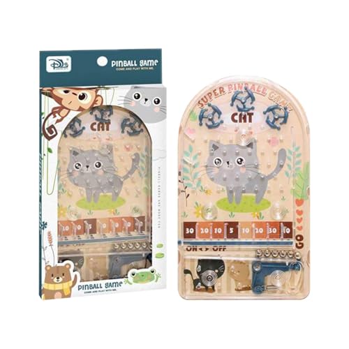 Tragbarer Flipper Game - Compact, Travel Entertainment | 3D Mini Flipper für Kinder und Erwachsene, elektronische Spiele mit Soundeffekten, lustige Desktop-Spielzeuge perfekt für Cas Tragbarer Flipper Game - Compact, Travel Entertainment | 3D Mini Flipper für Kinder und Erwachsene, elektronische Spiele mit Soundeffekten, lustige Desktop-Spielzeuge perfekt für Cas von Whnbuij