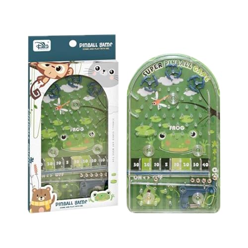 Tragbares Flipperspiel - Compact Arcade, Travel Entertainment | 3D -Mini -Flipper -Maschine für Kinder und Erwachsene, Handheld Electronic Games mit Soundeffekten, lustige Desktop -Spielzeuge perfekt von Whnbuij