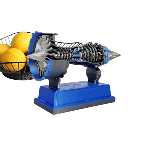 Turbinenmotor Modell, Rotierendes Flugzeugtriebwerk Modell, Realistisches Mechanisches Konstruktionsspielzeug & Deko-Objekt für Arbeitszimmer, Wohnheim & Wohnzimmer Turbinenmotor Modell, Rotierendes Flugzeugtriebwerk Modell, Realistisches Mechanisches Konstruktionsspielzeug & Deko-Objekt für Arbeitszimmer, Wohnheim & Wohnzimmer von Whnbuij
