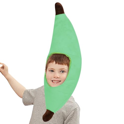 Whnbuij Bananen-Kopfbedeckung, Bananenhut, Bananenhut, niedlich, Plüsch, Bananenhut, niedlich, niedliche Bananen-Kopfbedeckung, für Karnevalskostüm, Cosplay Whnbuij Bananen-Kopfbedeckung, Bananenhut, Bananenhut, niedlich, Plüsch, Bananenhut, niedlich, niedliche Bananen-Kopfbedeckung, für Karnevalskostüm, Cosplay von Whnbuij