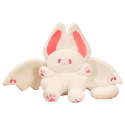 Whnbuij Bat Bunny Plüschtier – Plüschtier Hase, , Kaninchen aus weichem Plüsch | entzückend und entzückend aus Plüsch, Kaninchen aus Plüsch B von Whnbuij