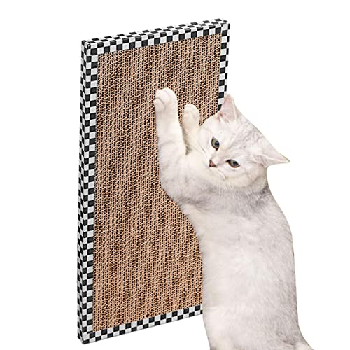 Whnbuij Kratzbrett für Katzen – Kratzbrett aus gewelltem Karton, wendbar, langlebig und robust | Umweltfreundlicher aus Karton für Katzen im Innenbereich, Krallenschärfen, Katzentoilette und von Whnbuij