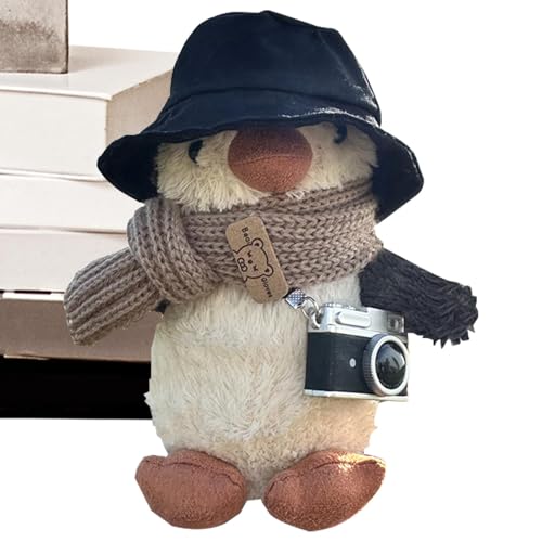 Whnbuij Kuscheltier, gefüllt, niedliches Plüschtier mit 6,3 Zoll Kissen, weicher Winterplüschtier, Meerestiere für Kinder, , Mädchen, Freundinnen von Whnbuij