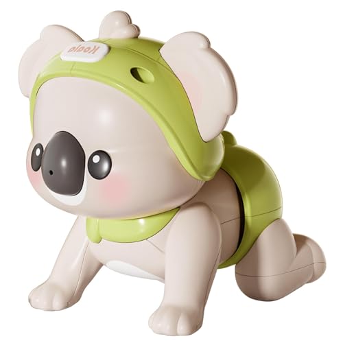 Whnbuij Laufendes Tierspielzeug, bewegliches Spielzeug für – niedlicher Affe in Koala-Form, bewegliches Spielzeug, sensorisches Entwicklungsspielzeug, singendes Spielzeug für frühes Lernen von Whnbuij