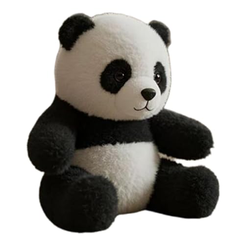 Whnbuij Panda Plüschtier - 21 x 15 x 13 cm Riesenkissen, Begleiter | Deko von großen Bären, gemütlicher Kindergärtner-Begleiter, liebenswerter Spielspaß im Stall von Whnbuij
