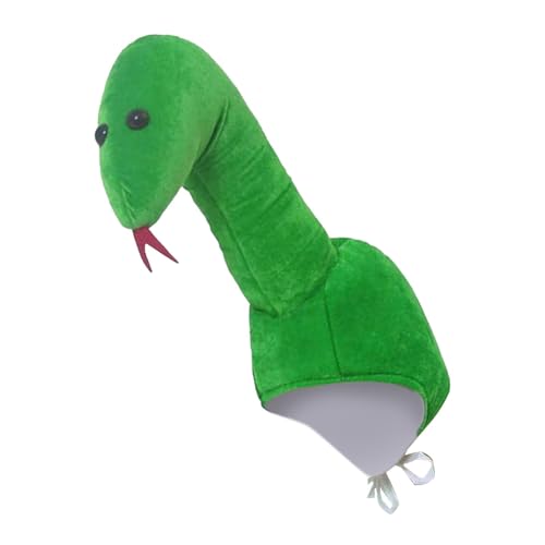 Whnbuij Snake head smary year of the snake animal hat kostüm haustier kopfbedeckung für luxuriöse-snake-gosplay öffentliche urlaub für von Whnbuij