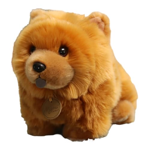 Whnbuij Süße Tierplüschpuppe - lebensechte gefüllte Hundefigur, Flauschiger Kuschel -Haustierspielzeug | 25 cm Chow Chow Cosy Pelry Doll Kleinkinder Kinder, charmante Kuschelweiche für Kindergärten - Whnbuij Süße Tierplüschpuppe - lebensechte gefüllte Hundefigur, Flauschiger Kuschel -Haustierspielzeug | 25 cm Chow Chow Cosy Pelry Doll Kleinkinder Kinder, charmante Kuschelweiche für Kindergärten - von Whnbuij