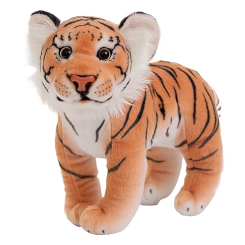 Whnbuij Tiger Plüschtier - Niedlicher Plüschtier Flauschiger Tiger |. Weiches Plüschtier Tiger Kissen Zoo für Schlafzimmer und Sofa Plüschtier wild Whnbuij Tiger Plüschtier - Niedlicher Plüschtier Flauschiger Tiger |. Weiches Plüschtier Tiger Kissen Zoo für Schlafzimmer und Sofa Plüschtier wild von Whnbuij