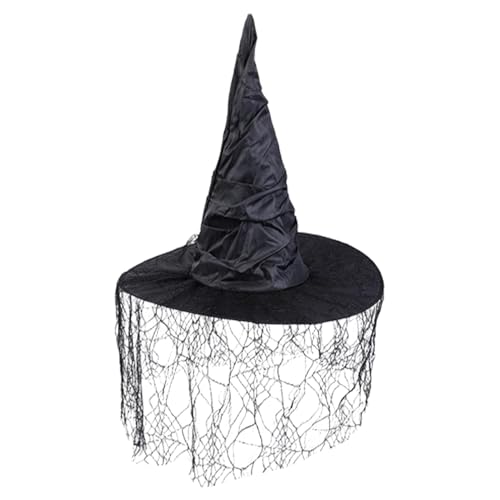 Zaubererhut Kostüm - Großer Halloween Hexenhut Hexenhut mit breiter Krempe Fantasy für Teenager Cosplay Maskerade Fantasy Kopfbedeckung | Großer Helm Zaubererhut Kostüm - Großer Halloween Hexenhut Hexenhut mit breiter Krempe Fantasy für Teenager Cosplay Maskerade Fantasy Kopfbedeckung | Großer Helm von Whnbuij