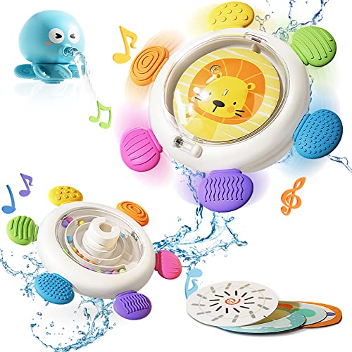 Wholede Saugnapf Spielzeug Baby, Suction Cup Baby, Baby Spielzeug 0 6 Monate mit Saugnapf, Baby Badewannenspielzeug ab 1 Jahr mit Oktopus Spray Wasser Badespielzeug Wholede Saugnapf Spielzeug Baby, Suction Cup Baby, Baby Spielzeug 0 6 Monate mit Saugnapf, Baby Badewannenspielzeug ab 1 Jahr mit Oktopus Spray Wasser Badespielzeug von Wholede