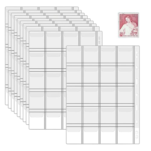 Geldsammelbuch | Münzsammlerbuch | Münzsammelbuch für Neujahrsgeschenke – tragbar und transparent für Briefmarken, Sammelkarten und Währung von Whrcy