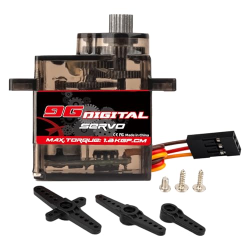 RC Spielzeug Digital Servo - RC Modell Hohes Drehmoment Digital Servo,1.4Kg Leises Präzises Fernsteuerungszubehör Für Flugzeug Boot Drohne Roboter Hobbyisten Kinder Jugendliche - Für Jugendliche RC Spielzeug Digital Servo - RC Modell Hohes Drehmoment Digital Servo,1.4Kg Leises Präzises Fernsteuerungszubehör Für Flugzeug Boot Drohne Roboter Hobbyisten Kinder Jugendliche - Für Jugendliche von Whrcy