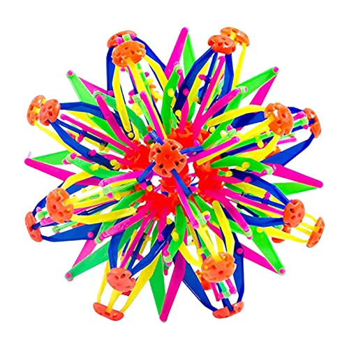 Whrcy Expandable Ball - Hoberman Sphere Teleskopkugel - Expanding Magic Ball - Erweiterbarer Atemball - Hand Fangen Atmen Blume Bälle Für Sicheres Pädagogisches Stressabbau von Whrcy