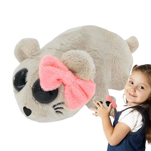 Whrcy Gefüllte Hamster-Plüschtiere,Hamster-Plüschspielzeug, Trauriger Hamster gefüllter Plüsch, Niedliches, bequemes Plüschtier im Hamster-Design für Kinder, Mädchen, Kinder Whrcy Gefüllte Hamster-Plüschtiere,Hamster-Plüschspielzeug, Trauriger Hamster gefüllter Plüsch, Niedliches, bequemes Plüschtier im Hamster-Design für Kinder, Mädchen, Kinder von Whrcy