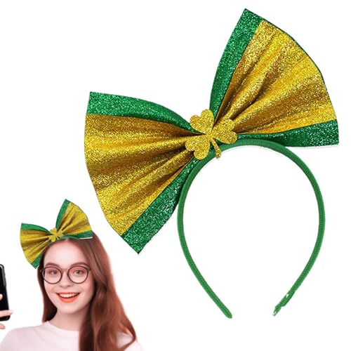 Whrcy Irisches Stirnband, Kleeblatt-Haarband | Grüne irische Kopfbedeckung zum St. Patrick's Day, Kostümzubehör | Irisches Haarband, Feiertagskostüm, Haarschmuck mit Melone für die Feier des St. Whrcy Irisches Stirnband, Kleeblatt-Haarband | Grüne irische Kopfbedeckung zum St. Patrick's Day, Kostümzubehör | Irisches Haarband, Feiertagskostüm, Haarschmuck mit Melone für die Feier des St. von Whrcy