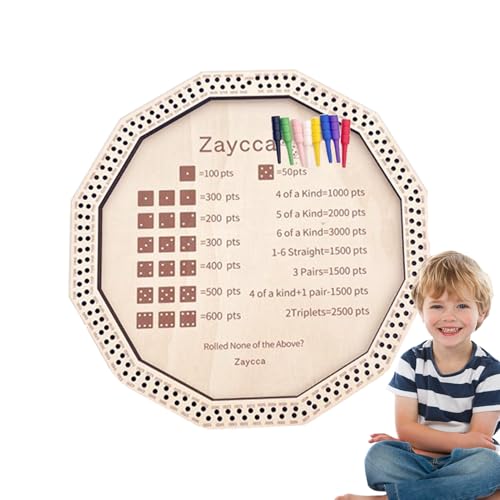 Whrcy Würfeltablett aus | Rollenspiel-Würfelbrett – klassisches tragbares lustiges Familien-Tablett-Spiele für Erwachsene, Frauen, Männer für Zuhause und Reisen Whrcy Würfeltablett aus | Rollenspiel-Würfelbrett – klassisches tragbares lustiges Familien-Tablett-Spiele für Erwachsene, Frauen, Männer für Zuhause und Reisen von Whrcy
