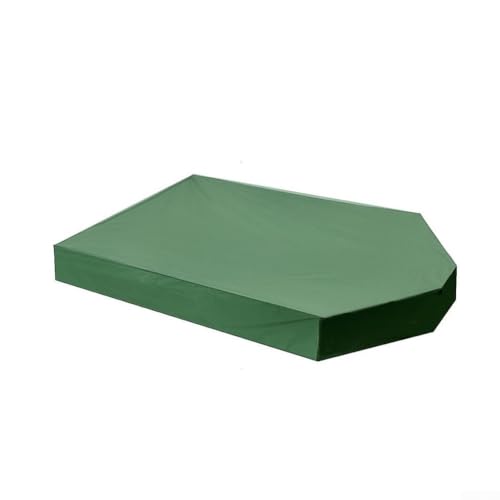 Sandkastenförmige wasserdichte Abdeckung, für den Außenbereich, kleine Sandkastenabdeckung, Garten, Kinderspielzeug, Bunkerabdeckungen, zum Schutz von Sand und Spielzeug (grün) von Whychstore