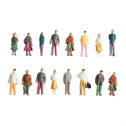 Whychstore Innovatives DIY-Projekt-Zubehör, Großpackung mit 100 Mini-Menschen zur Verschönerung Ihrer Modelllandschaften (1:100) von Whychstore