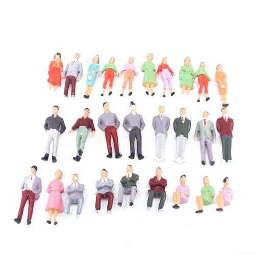 Whychstore Innovatives DIY-Projektzubehör Großpackung mit 100 Mini People Figuren zur Verschönerung Ihrer Modelllandschaften (1:50) von Whychstore