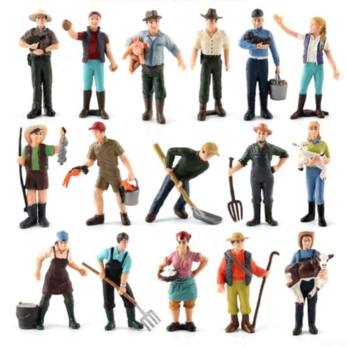 Whychstore Landwirtschaftliche Szenenverstärker, wunderschön detaillierte Shepard- und Farming-Figuren, die speziell zur Ergänzung von Modelleisenbahnen entwickelt wurden (ZQ 376) von Whychstore