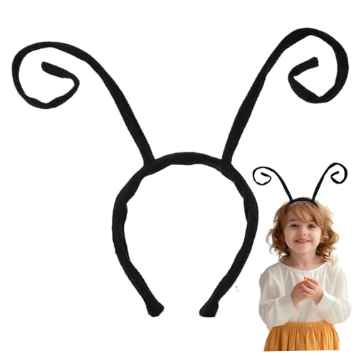 Antennenstirnband, Insektenantennen -Stirnband, Insektenstil -Antennen -Stirnband mit biegbarem Draht, weiches Stoff -Schmetterling Stirnband für Halloween -Cosplay -Kostümzubehör, schwarzes, Schmett Antennenstirnband, Insektenantennen -Stirnband, Insektenstil -Antennen -Stirnband mit biegbarem Draht, weiches Stoff -Schmetterling Stirnband für Halloween -Cosplay -Kostümzubehör, schwarzes, Schmett von Whyzsjnclg