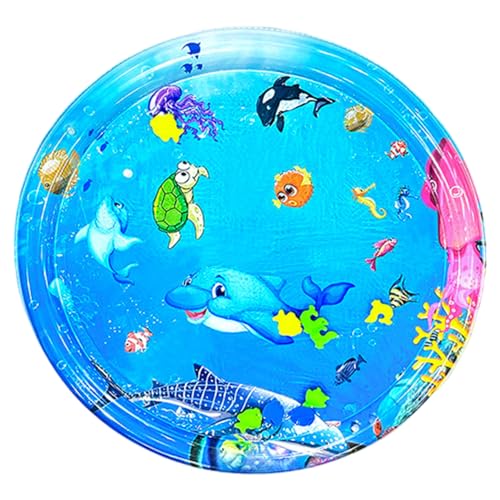Babyspielmatte, Bauchzeitmatte, 39 -Zoll -PVC -aufblasbare tragbare runde Wasserspiel mit Pumpe, Cartoon für Mädchen, Jungen Babyspielmatte, Bauchzeitmatte, 39 -Zoll -PVC -aufblasbare tragbare runde Wasserspiel mit Pumpe, Cartoon für Mädchen, Jungen von Whyzsjnclg