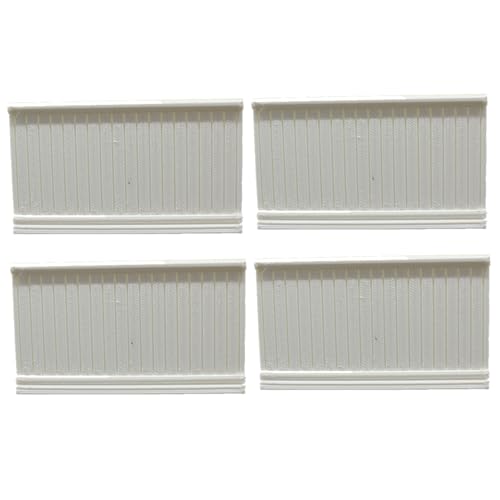 Dollhouse Trim, 4PCS Dollhouse -Seiten 1:12 Wainscoting Panels Accessoires 3.7x2.1 Weiße Innenausstattung Puppenhaus Miniaturen Gegenstände für Hausdekoration Dollhouse Trim, 4PCS Dollhouse -Seiten 1:12 Wainscoting Panels Accessoires 3.7x2.1 Weiße Innenausstattung Puppenhaus Miniaturen Gegenstände für Hausdekoration von Whyzsjnclg