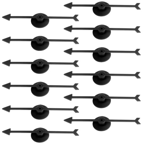 Game Spinner Arrow 12pcs 3,9 -Zoll -Pfeilspinner mit Basis -Plastik -Spielspinner für DIY -Brettspiele Ersatzspinner für Spin The Wheel Funny Party, Game Spinner Arrow von Whyzsjnclg
