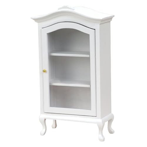 Whyzsjnclg Miniatur -Bücherregal, Dollhouse -Bücherregal, hölzernen Displayregalpuppenhausmöbel Realistisch 1 für DIY -Esszubehör, Weiß Whyzsjnclg Miniatur -Bücherregal, Dollhouse -Bücherregal, hölzernen Displayregalpuppenhausmöbel Realistisch 1 für DIY -Esszubehör, Weiß von Whyzsjnclg