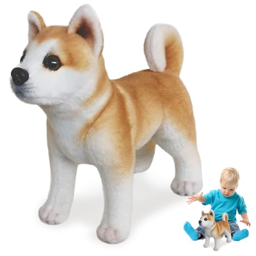 Plüschspielzeug für Hunde, Hundeplüsch, 9, 8 -Zoll -Simulation Welpenspielzeug, niedlicher und weicher stehender, gefüllter Hund, für Kinder Geburtstag, Weihnachten, Halloween, Heimatdekoration Plüschspielzeug für Hunde, Hundeplüsch, 9, 8 -Zoll -Simulation Welpenspielzeug, niedlicher und weicher stehender, gefüllter Hund, für Kinder Geburtstag, Weihnachten, Halloween, Heimatdekoration von Whyzsjnclg