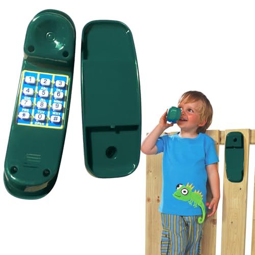Spielzeugtelefon, Kindertelefon, 8, 5 -Zoll -Simulationsspielzeug mit Basis- und digitalen Tasten, Safe Smooth und für interaktives Lernalter 3+, Grün Spielzeugtelefon, Kindertelefon, 8, 5 -Zoll -Simulationsspielzeug mit Basis- und digitalen Tasten, Safe Smooth und für interaktives Lernalter 3+, Grün von Whyzsjnclg