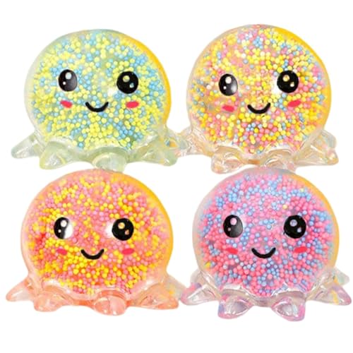 Whyzsjnclg 4pcs Stressbällchen Tintenfisch -Stress -Bälle für Erwachsene weiche Plastik -Stressspielzeug Angstlinder -Stressspielzeug für Kinder und Erwachsene Geschenk Whyzsjnclg 4pcs Stressbällchen Tintenfisch -Stress -Bälle für Erwachsene weiche Plastik -Stressspielzeug Angstlinder -Stressspielzeug für Kinder und Erwachsene Geschenk von Whyzsjnclg
