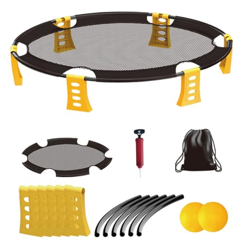Whyzsjnclg Beachspiele, Strandspiele, 34, 3 x 7, 5 Zoll Outdoor umfassen 2 Bälle, Netz, Taschen und Luftpumpe, perfekt für Kinder, Erwachsene, Familie, Gelb Whyzsjnclg Beachspiele, Strandspiele, 34, 3 x 7, 5 Zoll Outdoor umfassen 2 Bälle, Netz, Taschen und Luftpumpe, perfekt für Kinder, Erwachsene, Familie, Gelb von Whyzsjnclg