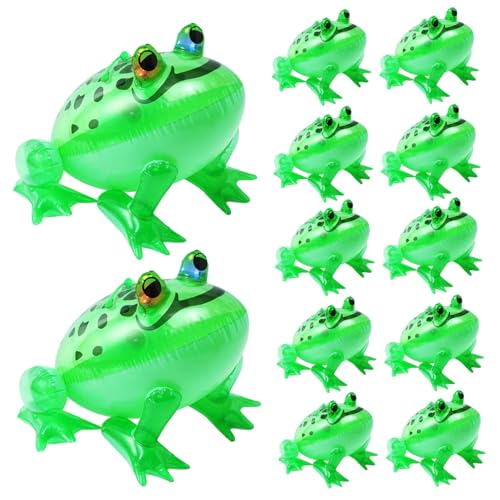 Whyzsjnclg Blasen Sie Tiere hoch, aufblasbare Frosch 12pcs leuchten realistische Froschballon -PVC -aufblasbare Tiere mit für Kinder Whyzsjnclg Blasen Sie Tiere hoch, aufblasbare Frosch 12pcs leuchten realistische Froschballon -PVC -aufblasbare Tiere mit für Kinder von Whyzsjnclg
