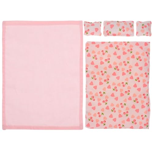 Whyzsjnclg Dollhouse -Bettwäsche 1 Set 1/12 Puppenbettwäsche enthalten Bettblatt, Quilt und 3 Kissen realistische entzückende DIY für Kinder und Erwachsene Whyzsjnclg Dollhouse -Bettwäsche 1 Set 1/12 Puppenbettwäsche enthalten Bettblatt, Quilt und 3 Kissen realistische entzückende DIY für Kinder und Erwachsene von Whyzsjnclg
