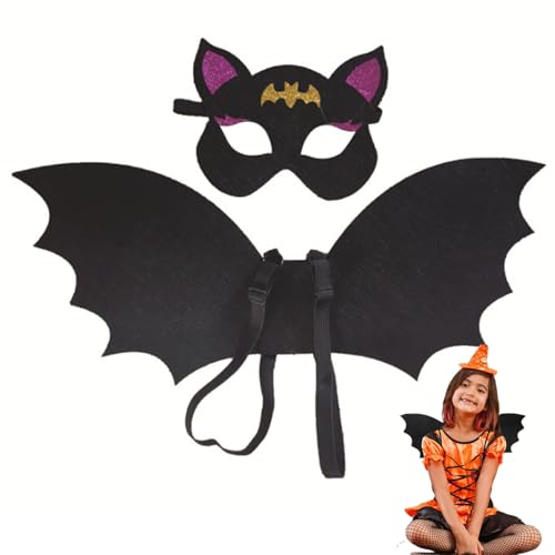 Whyzsjnclg Halbgesichtsmaske, 2pcs/Set Kids Halloween Kostüm, Nonthovens Fledermaus halbe Gesichtsmaske, Fledermaus -Halloween -Kostüme für Cosplay -Party, für Kinder Whyzsjnclg Halbgesichtsmaske, 2pcs/Set Kids Halloween Kostüm, Nonthovens Fledermaus halbe Gesichtsmaske, Fledermaus -Halloween -Kostüme für Cosplay -Party, für Kinder von Whyzsjnclg