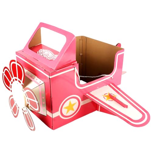 Whyzsjnclg Kartonspielhaus für Kinder, tragbare Pappe Flugzeugkostüm Cardboard Flugzeugkostüm für Kinder Whyzsjnclg Kartonspielhaus für Kinder, tragbare Pappe Flugzeugkostüm Cardboard Flugzeugkostüm für Kinder von Whyzsjnclg